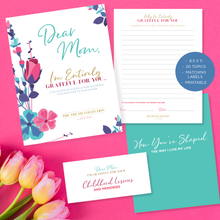 Load image into Gallery viewer, Dear Mom: I'm Entirely Grateful for You Letters